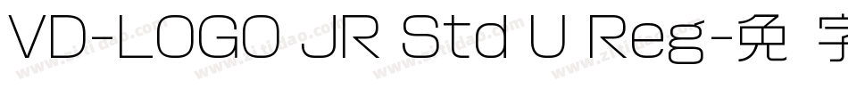 VD-LOGO JR Std U Reg字体转换